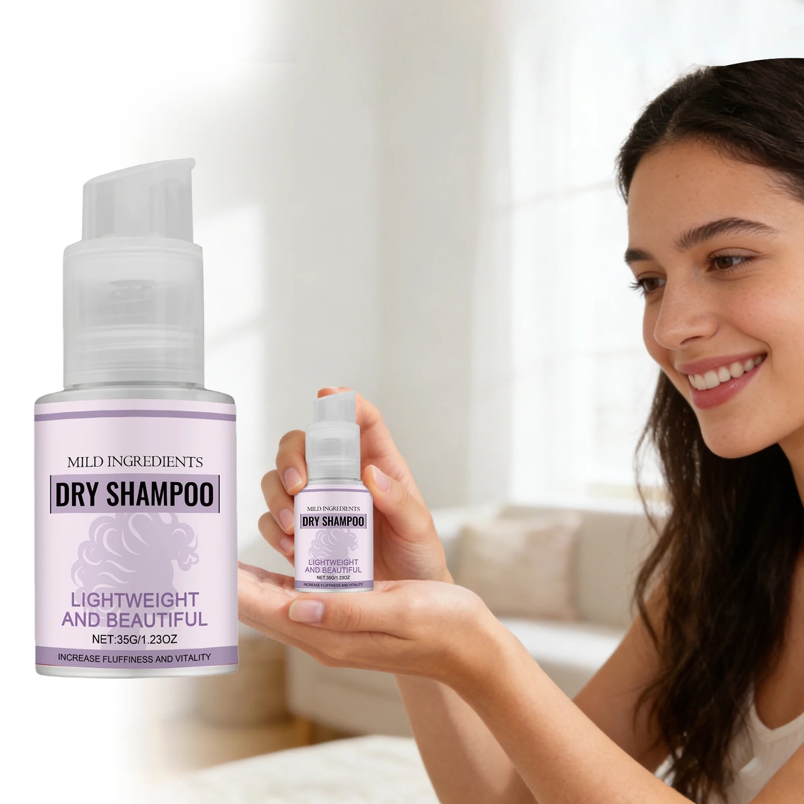 Jaysuing Portable Dry Shampoo Spray – Oil Control & Volume Dry Shampoo Spray Oasis Select 35g X 5PCS