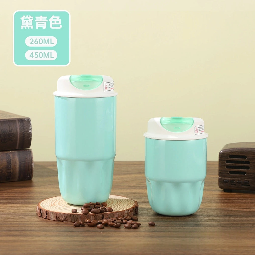 260/450ml 316 Stainless Steel Coffee Cup Travel Portable Mini Insulated Mug for Men and Women High-Quality Gift Water Bottle Oasis Select Blue 260ml
