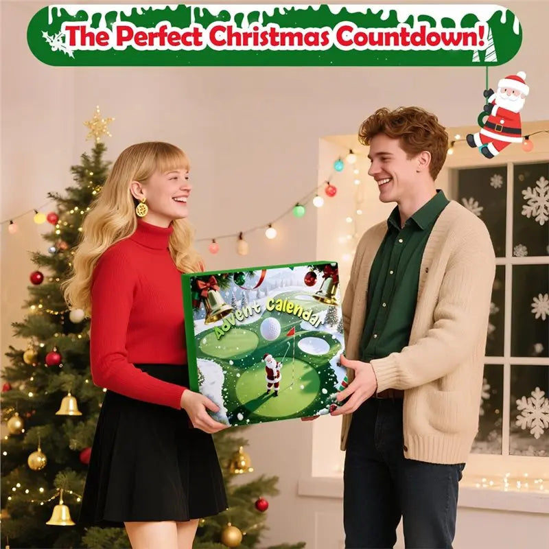 ~WISH Golf Sports Accessories And Decorations Christmas Countdown Gift- Advent Calendar 2025 For Adult Men Boy Golf Set Oasis Select