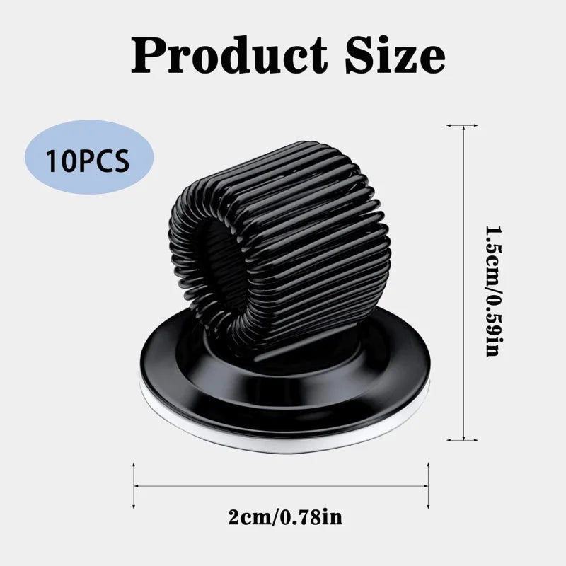 Metal Pen Holder Adjustable Spring Loop Self Adhesive Pencil Oasis Select
