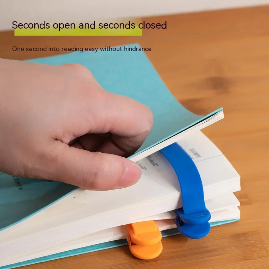 1/3 Pack Of Colorful Silicone Bookmarks, Automatically Turning Pages, A Student Accessory For Easy Reading And Bookmarking. Oasis Select
