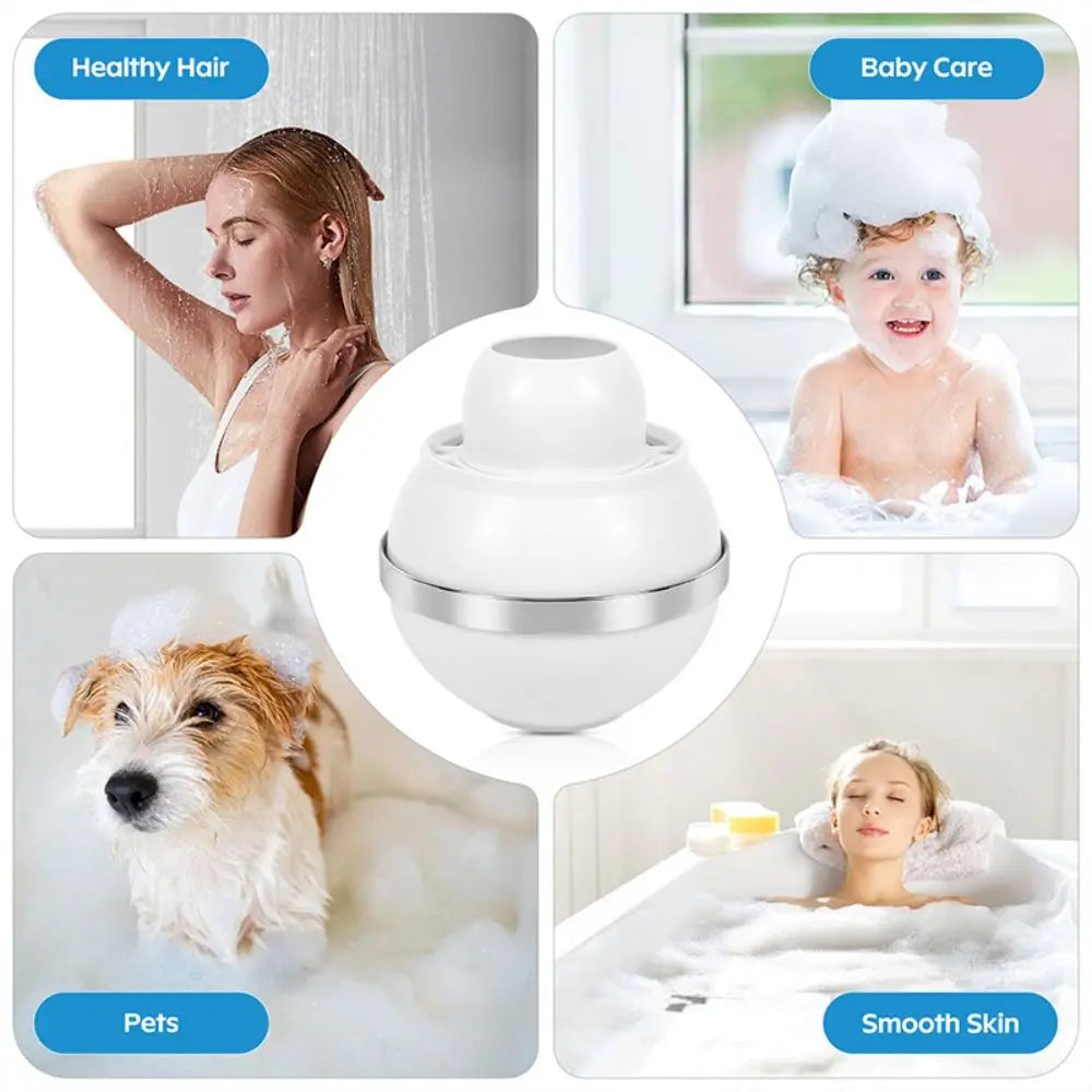 BPA-Free Bath Ball Water Filter | High Flow, Easy Install