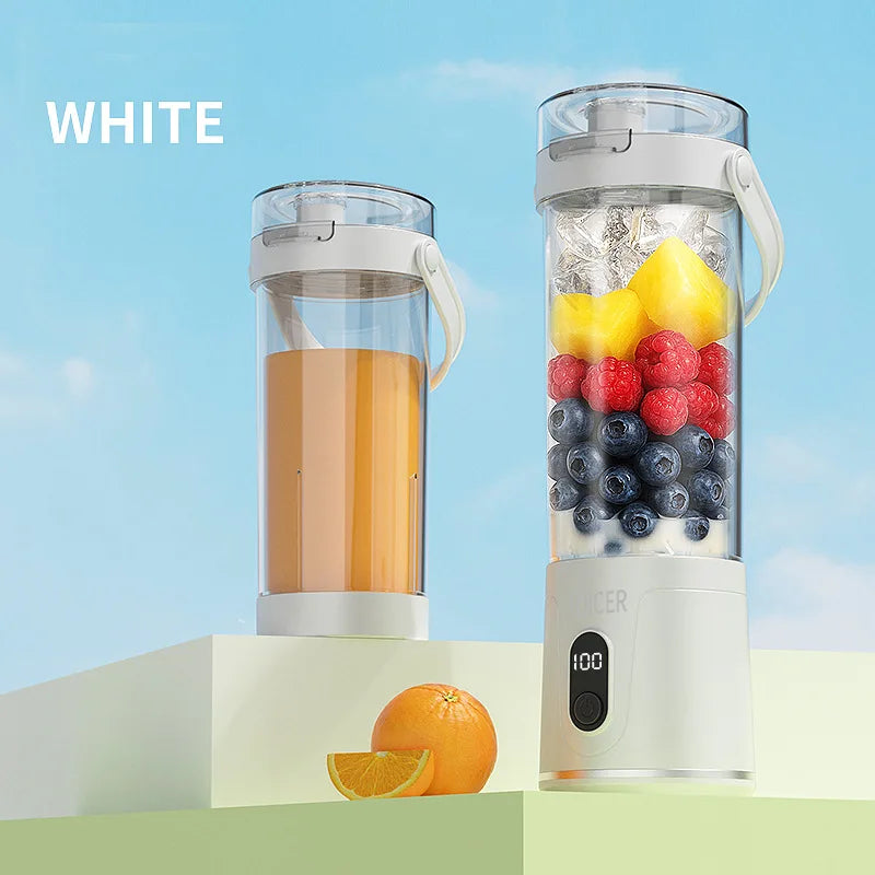 Portable USB Rechargeable Wireless Juicer Blender Cup 600ml
