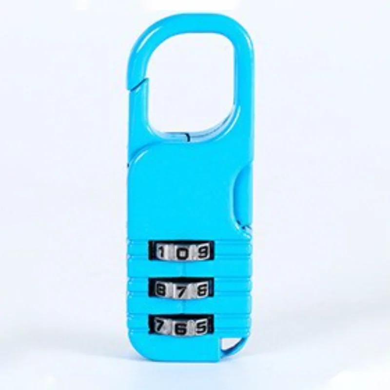 Portable Alloy Mini Lock Padlock Outdoor Travel Luggage Zipper Backpack Handbag Safe Anti-theft Combination Code Number Lock Oasis Select