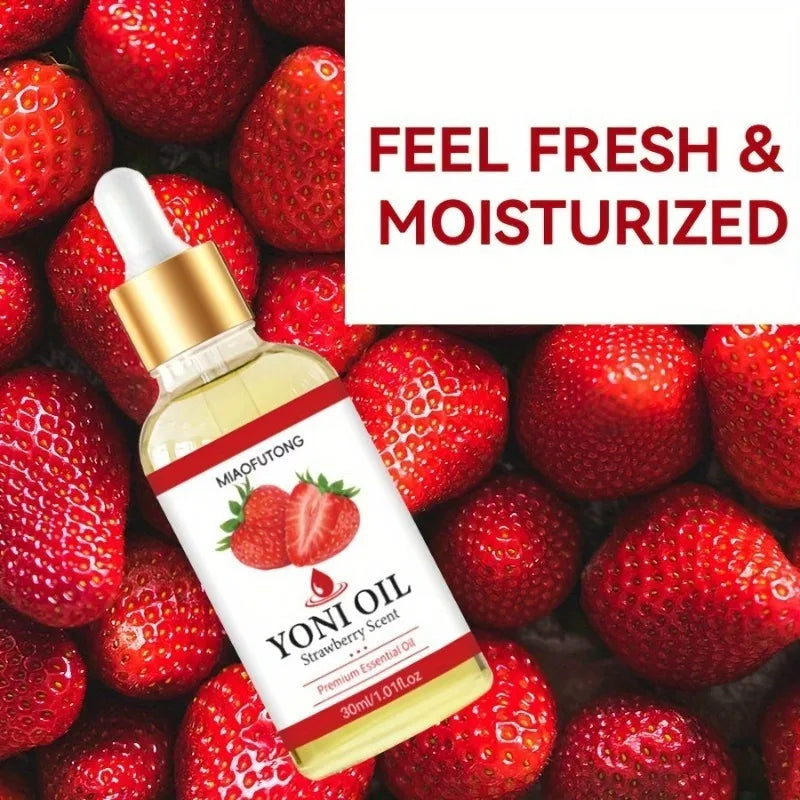 Female intimate essential oil, rose strawberry essential oil, YONI Oil Oasis Select