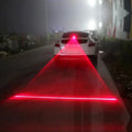 Auto LED Laser Fog Light Car Anti-Collision Tail Brake Warning Lamp Cool Rear End Tail Light Vehicle Safety Warning System Oasis Select ONE SIZE