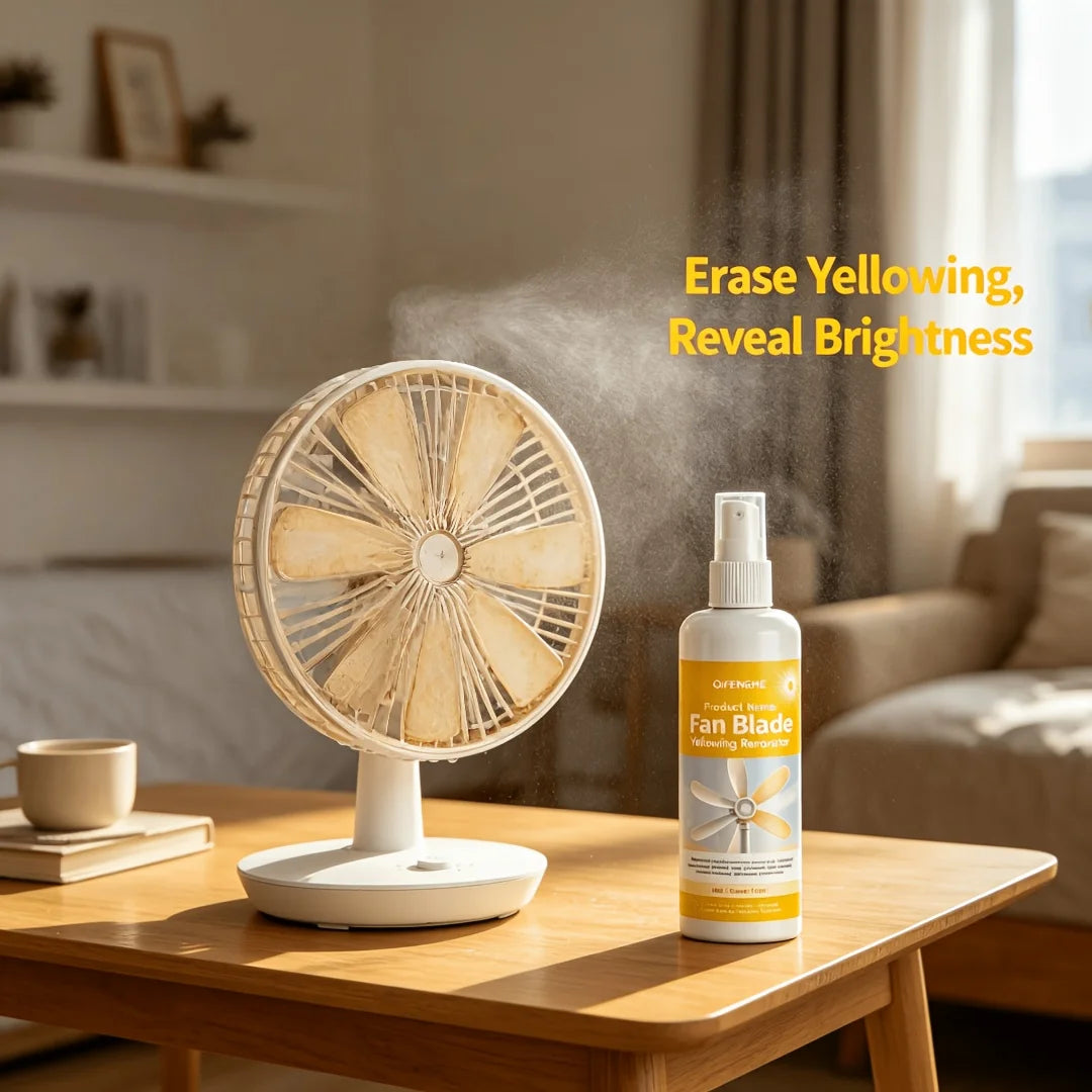 Fan Blade Yellowing Renovator Spray Plastic Cleaner And Oxidation Remover Restores Faded Blades to like New Condition Summer Ess Oasis Select