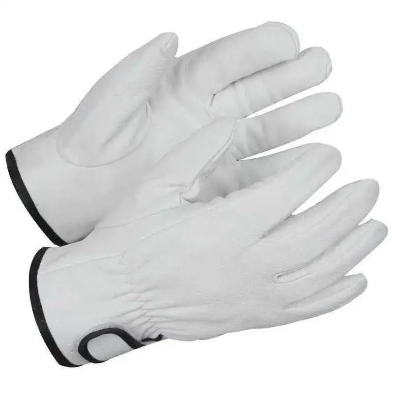1 Pair Sheepskin Work Gloves for Welding High Dexterity Leather Gloves Protective Industrial Workers Handwear Oasis Select