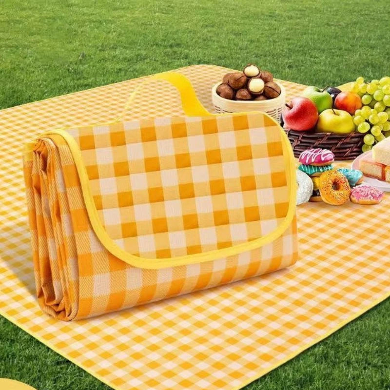 Thick Outdoor Picnic Mat Waterproof & Moisture Proof Ground Blanket for Camping Hiking Beach and Grass Activities Oasis Select