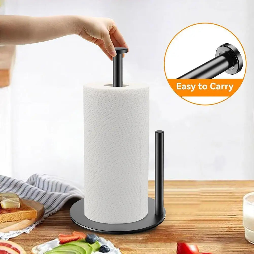 Paper Towel Holder Countertop Heavy-Duty Countertop Organizer, Space-Saving Design for Paper Towels for Bathroom Kitchen Oasis Select