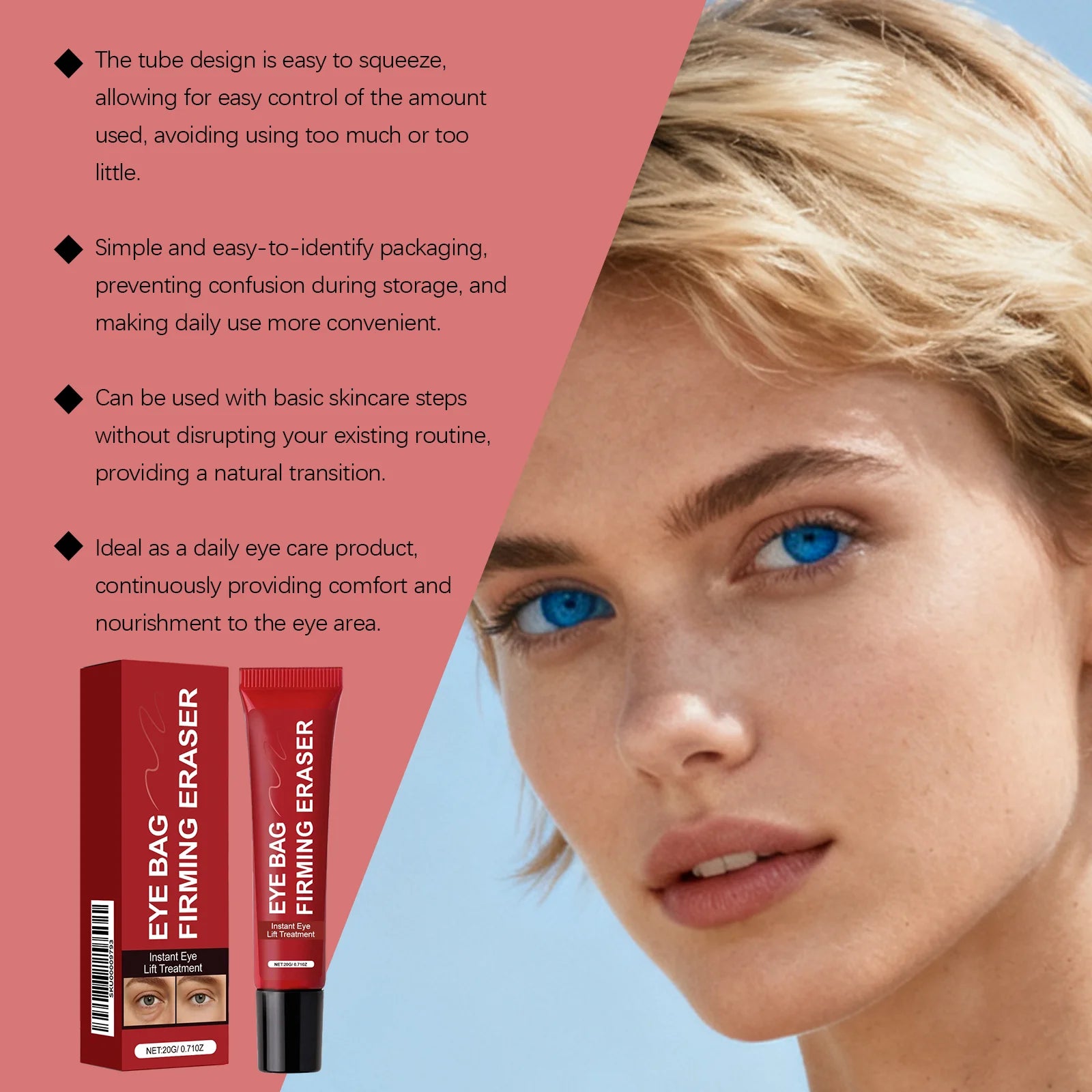 Hoygi Retinol Eye Cream – Dark Circles, Bags & Anti-Aging Retinol Eye Cream Oasis Select