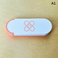 Portable Cute Band-Aid Storage Box Sliding Toothpicks Swabs Dental Flossers Organizer for Home Office Travel Essentials Oasis Select A1