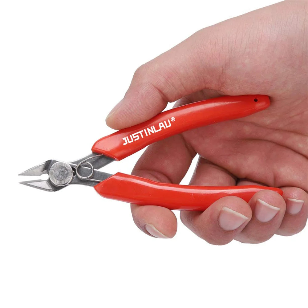 Universal Stainless Steel Pliers DIY Electronic Diagonal Side Cutting Nippers Wire Cable Cutter 3D Printer Parts Hand Tools Oasis Select