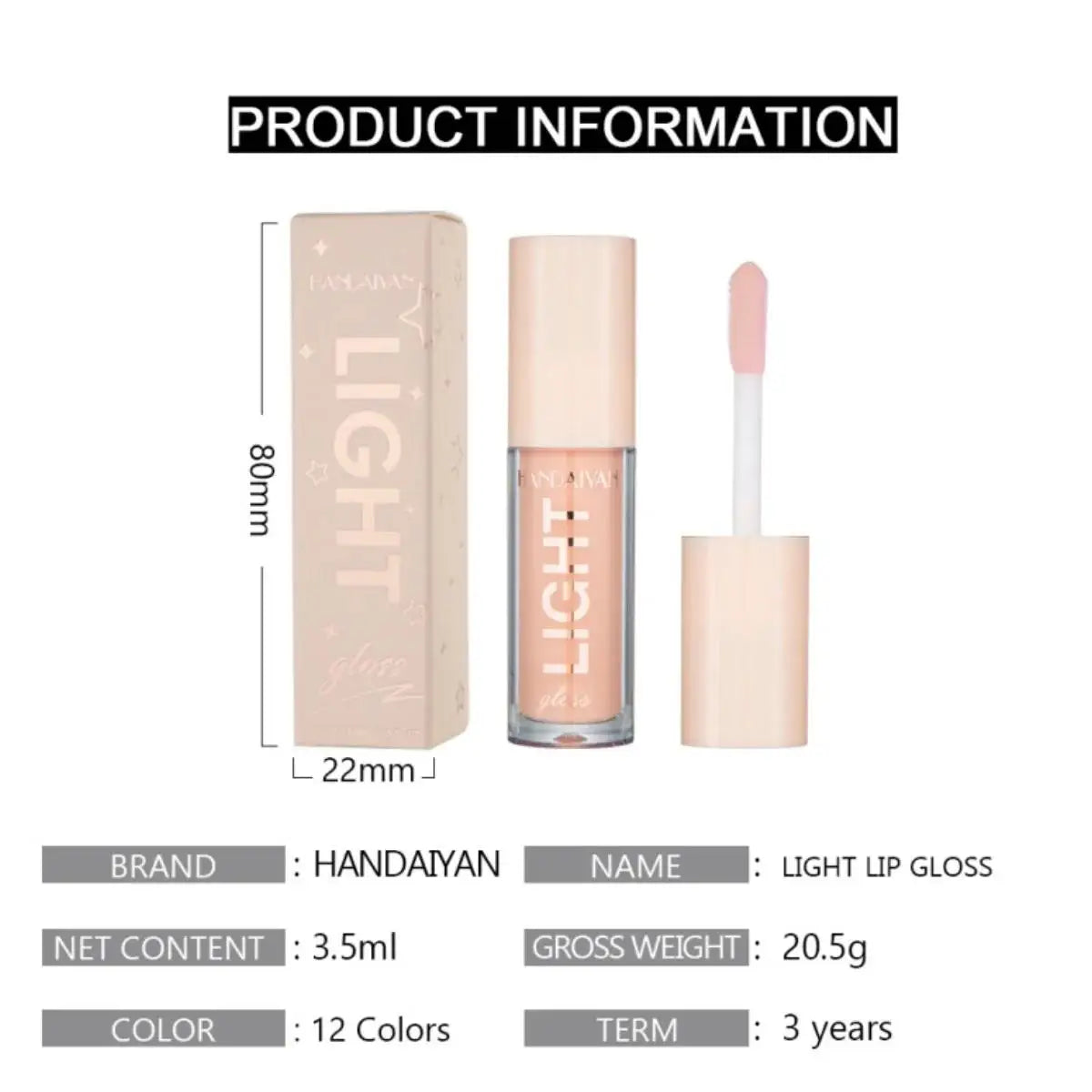 12 Shades Mirror Effect Lip Gloss Moisturizing Long Wear Jelly Honey Lip Balm Women Makeup Cosmetic Plumping Glossy Oasis Select