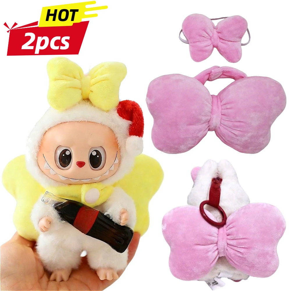 Doll Clothes Set For labubu 17cm Plush Doll Accessories Girl's Toys Birthday And Christmas Gifts Oasis Select