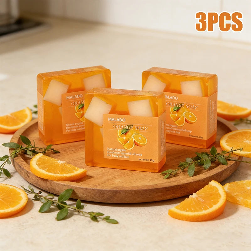 3.520Z Vitamin E, Sweet Orange Essential Oil Soap, Deep Cleansing Handmade body and face soap, fresh and sweet Oasis Select