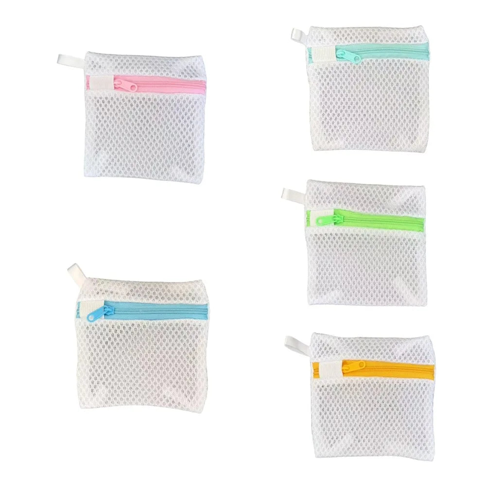 Mesh Laundry Bags with Zipper – Reusable Polyester Pouches 3 Pack Mesh Laundry Bag Oasis Select 3pcs Rando Color