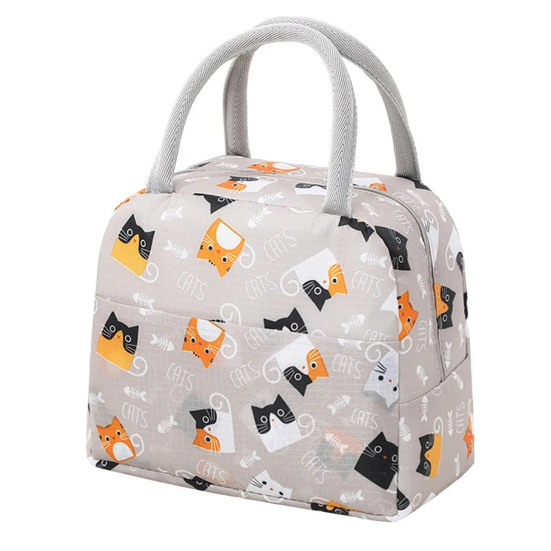 Cute Animal Insulated Lunch Bag – Large Capacity & Waterproof