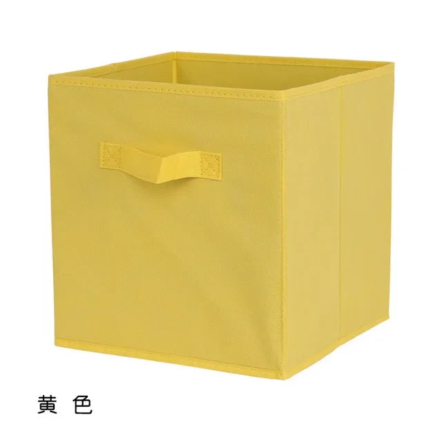Non Woven Fabric Storage Box Home Supplies Clothing Underwear Storage Box,Kid Toy Storage Organizer Cabinet Drawer Organization Oasis Select YELLOW