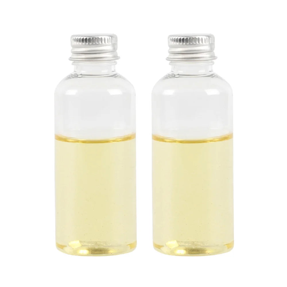 5/10/20/30ml Mini Transparent Glass Bottles Aluminium Cap Empty Sample Jars Storage Vials Liquid Containers Home Decor Oasis Select