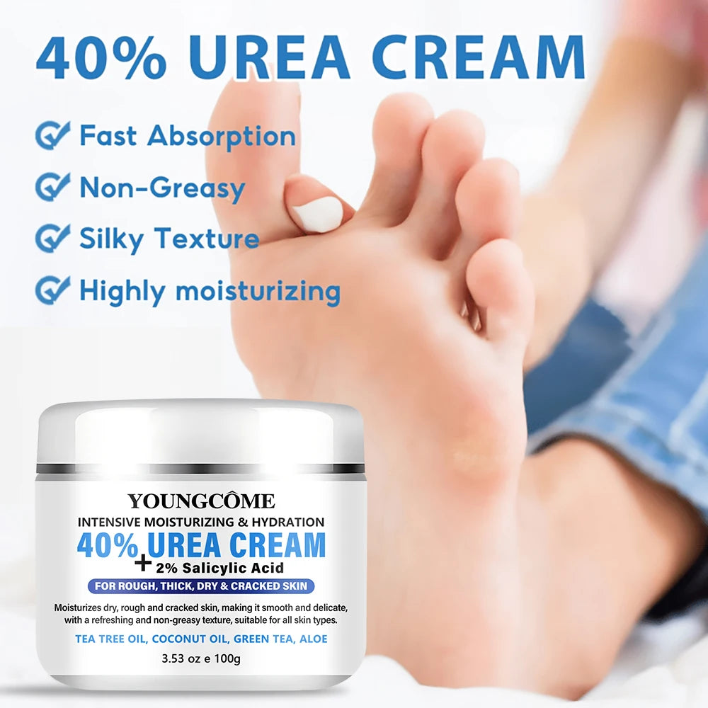 SUYARUN 40% Urea Foot Cream Stick - Moisturizing & Exfoliating, Cracked Heel Repair, Deep Hydration for Dry Feet, Long protect. Oasis Select