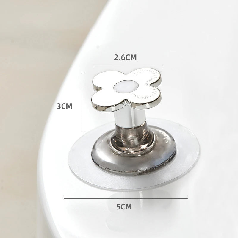 Toilet Lid Lifter Set Self-Adhesive Toilet Seat Lifter Avoid Touching Toilet Cover Handle Bathroom Accessories For Office Home Oasis Select