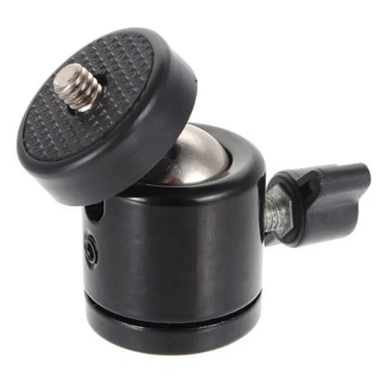1/4 Swivel Mini Ball Head Screw Tripod Mount Adapter For GoPro 12 11 10 9 DSLR Camera Camcorder Light Bracket Camera Accessories Oasis Select 1PC