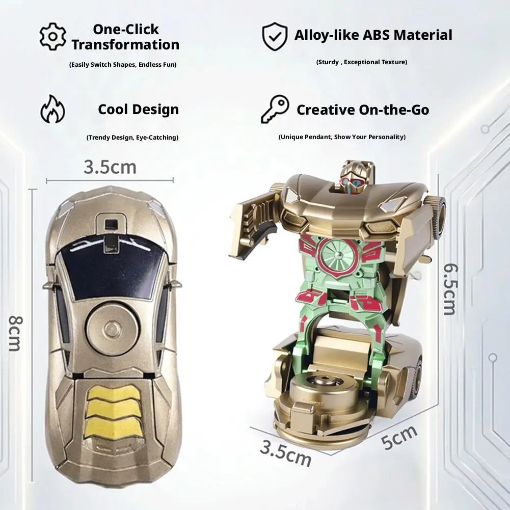 2-in-1 Transforming Robot Car Fidget Spinner Toy | Adults & Kids