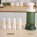 Multipurpose Meat Stuffer Sausage Maker, Horizontal Sausage Tool, Kitchen Homemade Sausage Filler Oasis Select Green