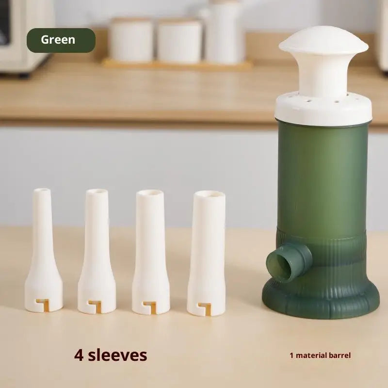 Multipurpose Meat Stuffer Sausage Maker, Horizontal Sausage Tool, Kitchen Homemade Sausage Filler Oasis Select Green