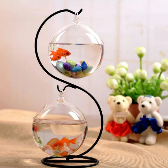 Hanging Glass Vase Creative Transparent Ornaments Hanging Bottle Hydroponic Plant Vase Indoor Home Decoration Bottle Fresh Oasis Select