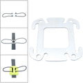 Diving Weight Belt Keeper Slide Buckle Stainless Steel Portable Fixing Stopper Fixing Rope Buckle Stopper Slider for Snorkeling Oasis Select Default Title