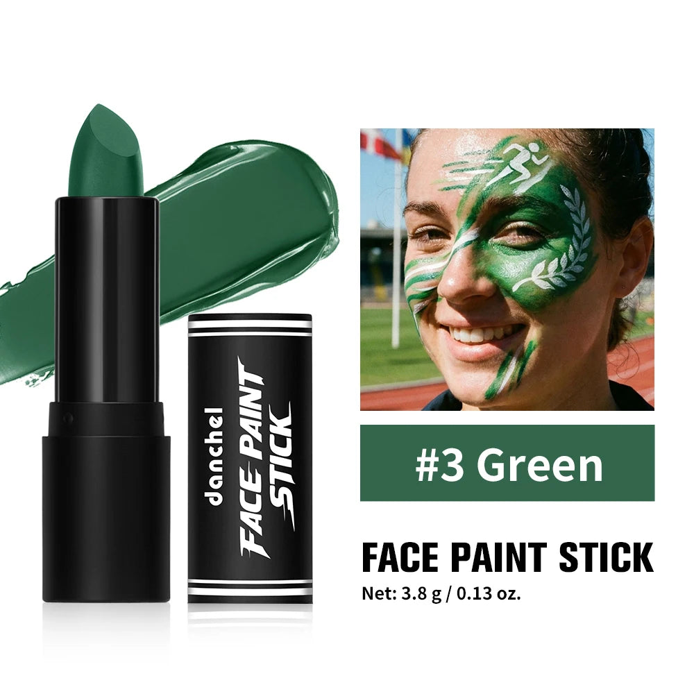 Face & Body Paint Stick – Non-Toxic Waterproof SFX Makeup Face & Body Paint Oasis Select 3Green