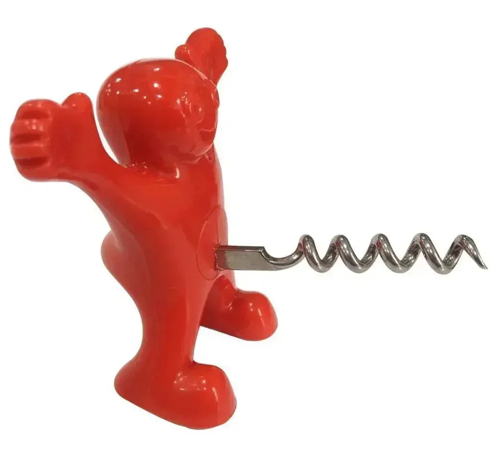 Red Villain Wine Tool Spoof Open Beer Little Red Man Wine Cork Opener Valentine's Day Christmas Housewarming Gift Oasis Select