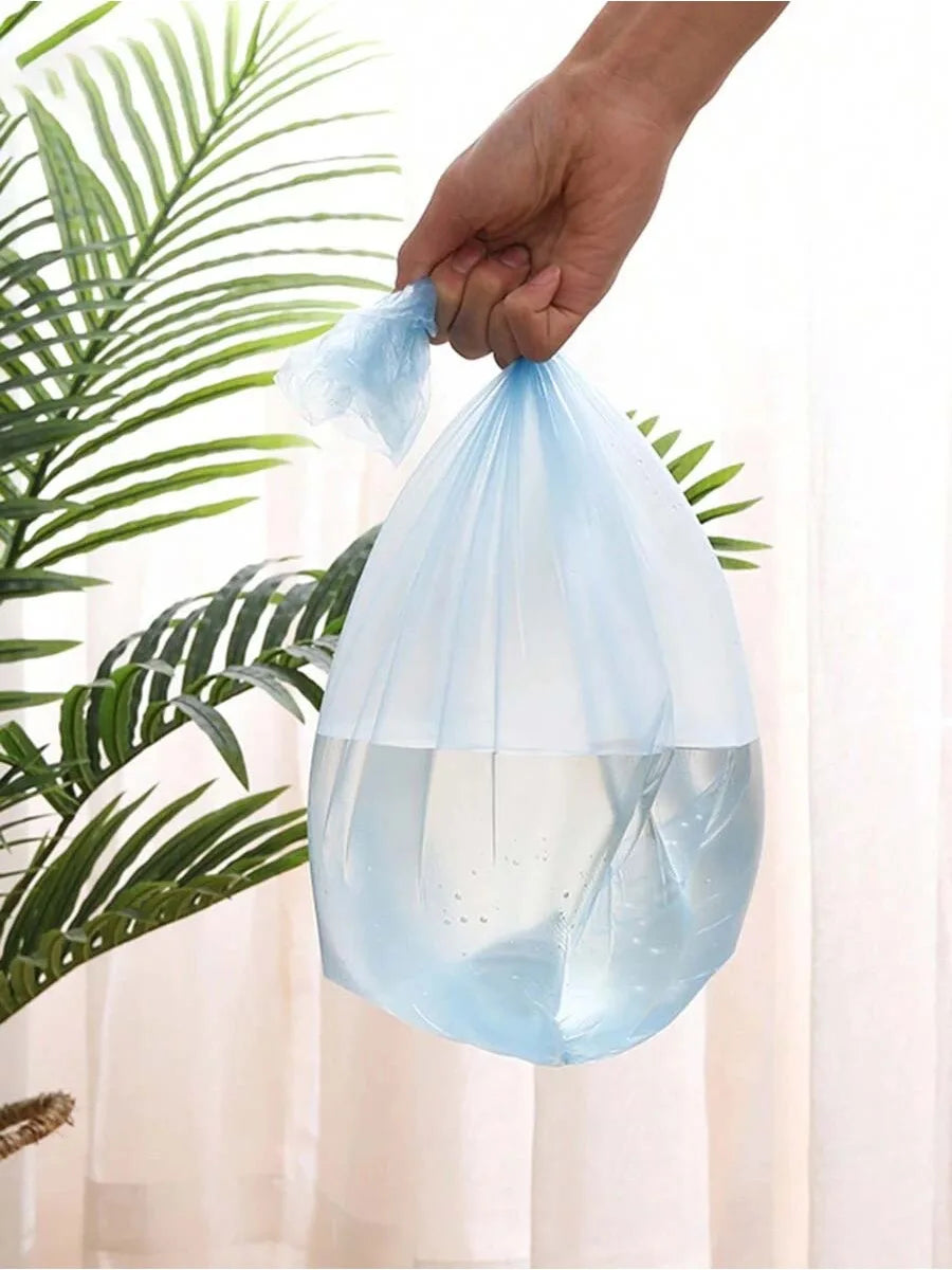 5rolls/pack Multiple Colors Portable Plain Garbage Trash Bag Garbage Can Liners For Bathroom Restroom Bedroom Office Toilet Oasis Select