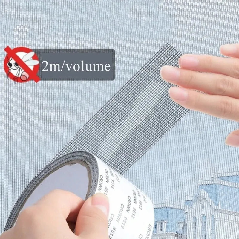 Strong Self Adhesive Window Screen Repair Tape Window Net Screen Repair Patch Covering Up Holes Tears Anti-Insect Mosquito Mesh Oasis Select