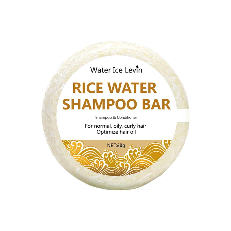 Organic Rice Shampoo Soap Bar Oil Free Conditioning Soap Rice Water Protein Nourishing Anti-loss Hair Hair Growth Soap Bar 60g Oasis Select 1pcs