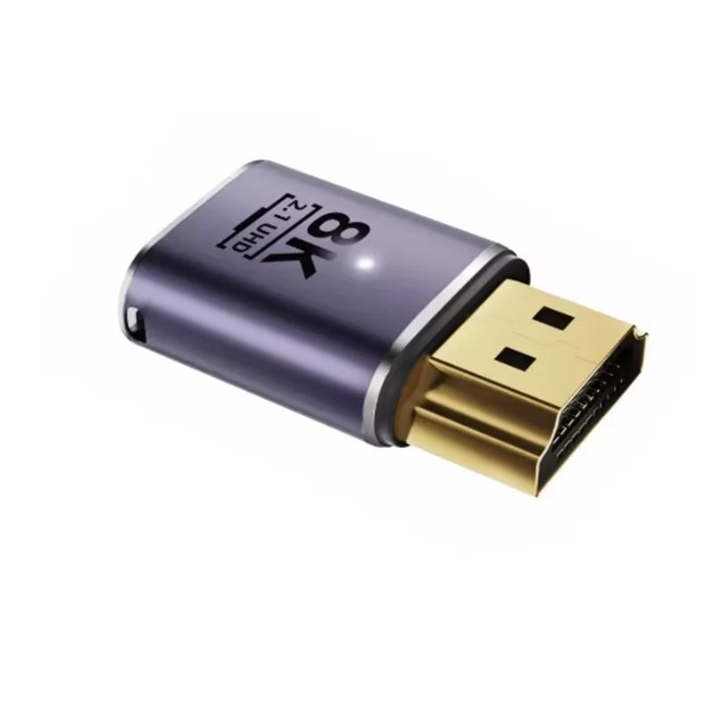 8K HDMI2.1 Cable Adapter micro mini hdmi to HDMI 2.1 Converter 48Gpbs 8K60HZ 4K120HZ for HDTV Projector PS4 PS5 Laptop PC Oasis Select