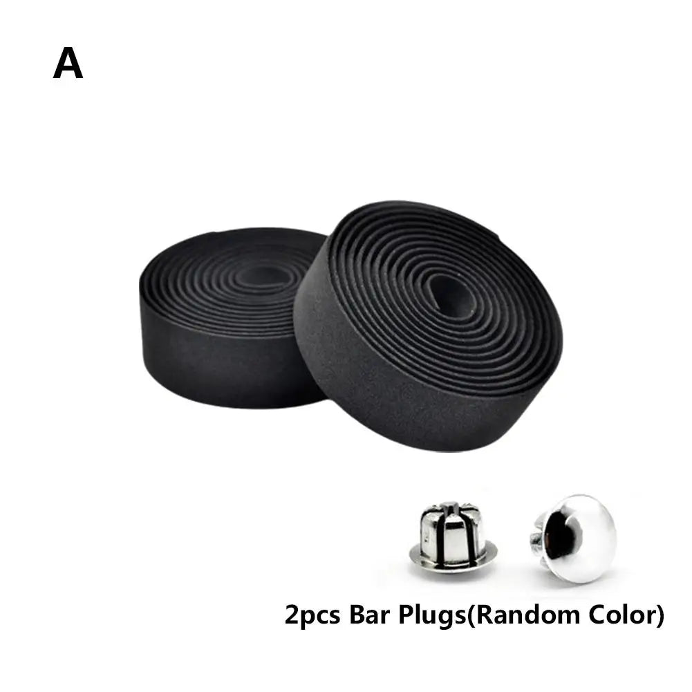 2pcs Road Bike Handlebar Tape Camouflage Cycling Wrap Wicking Tape Damping Stretch Absorb Sweat Anti-slip Handle Bicycle Belt Oasis Select A