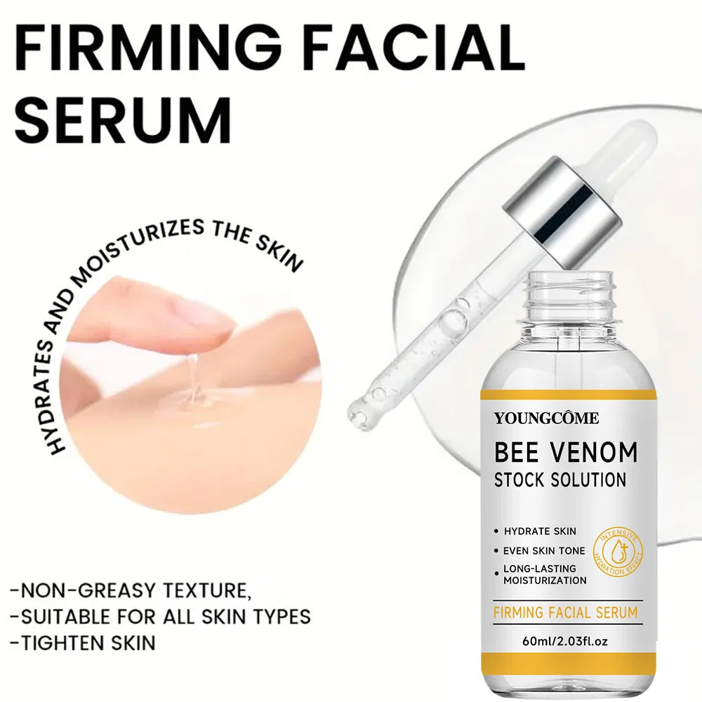 Bee Venom Wrinkles Remover Face Cream Venom Serum Tighten Firming Lifting Anti Aging Moisturizing Whitening Repair Skin Care new Oasis Select