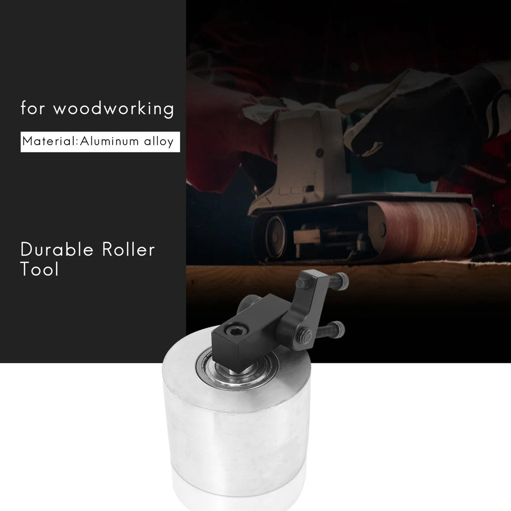 LIKE WISH Belt Grinder Wheelφ68x50mm Aluminum Alloy 6301 Bearing Driving Wheel For Sanding Machine Woodworking DIY Tool Oasis Select Silver