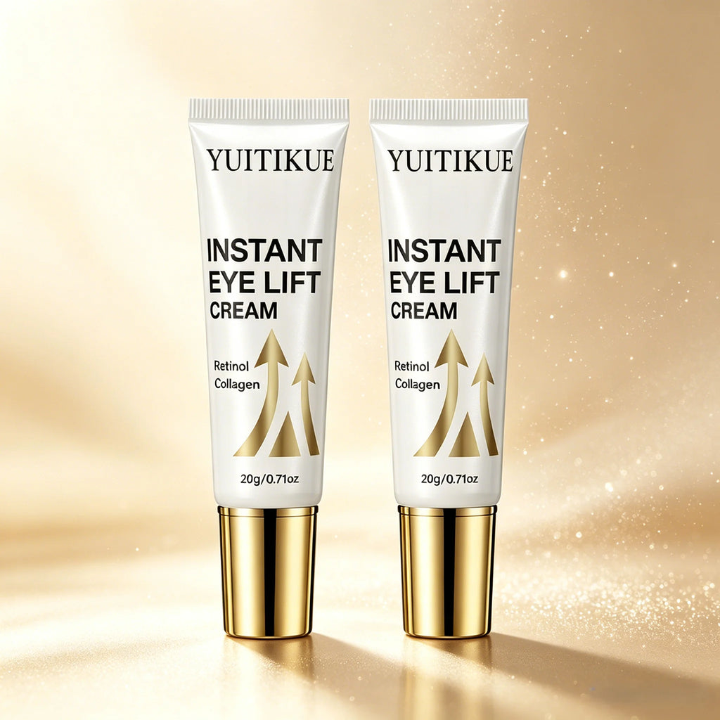 YUITIKUE Instant Eye Lift Cream with Retinol & Collagen, Daily Under-Eye Care for Smooth, Hydrated Skin Oasis Select 2pc