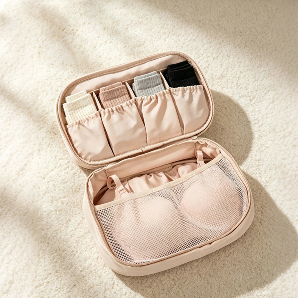 Underwear Storage Bag, Travel Underwear Organizer, Bra Storage Bag to Prevent Deformation, Portable Bra Organizer for Business T Oasis Select