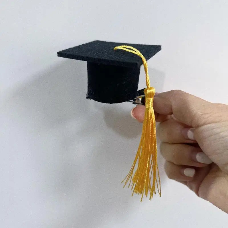 2-Pack Mini Graduation Cap Hair Clips | Party & Photo Prop