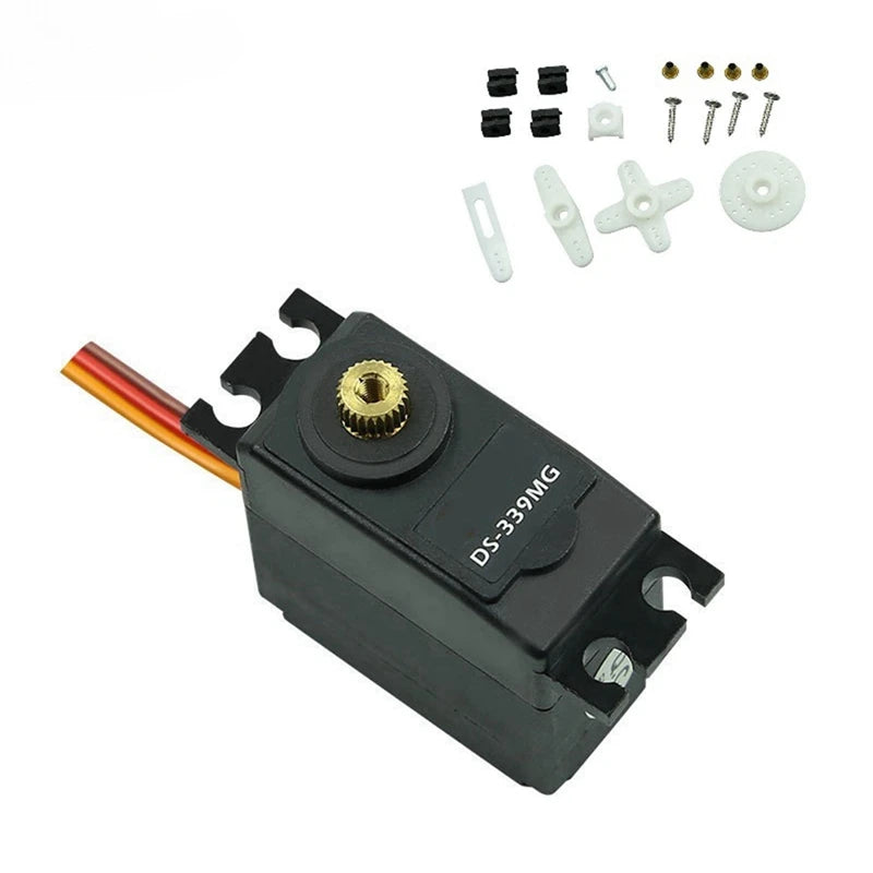 WISH DS339MG Servo Drone Servo Motor Engine Servo Metal Gear Servo For RC Car Boat Plane Robot Oasis Select Black