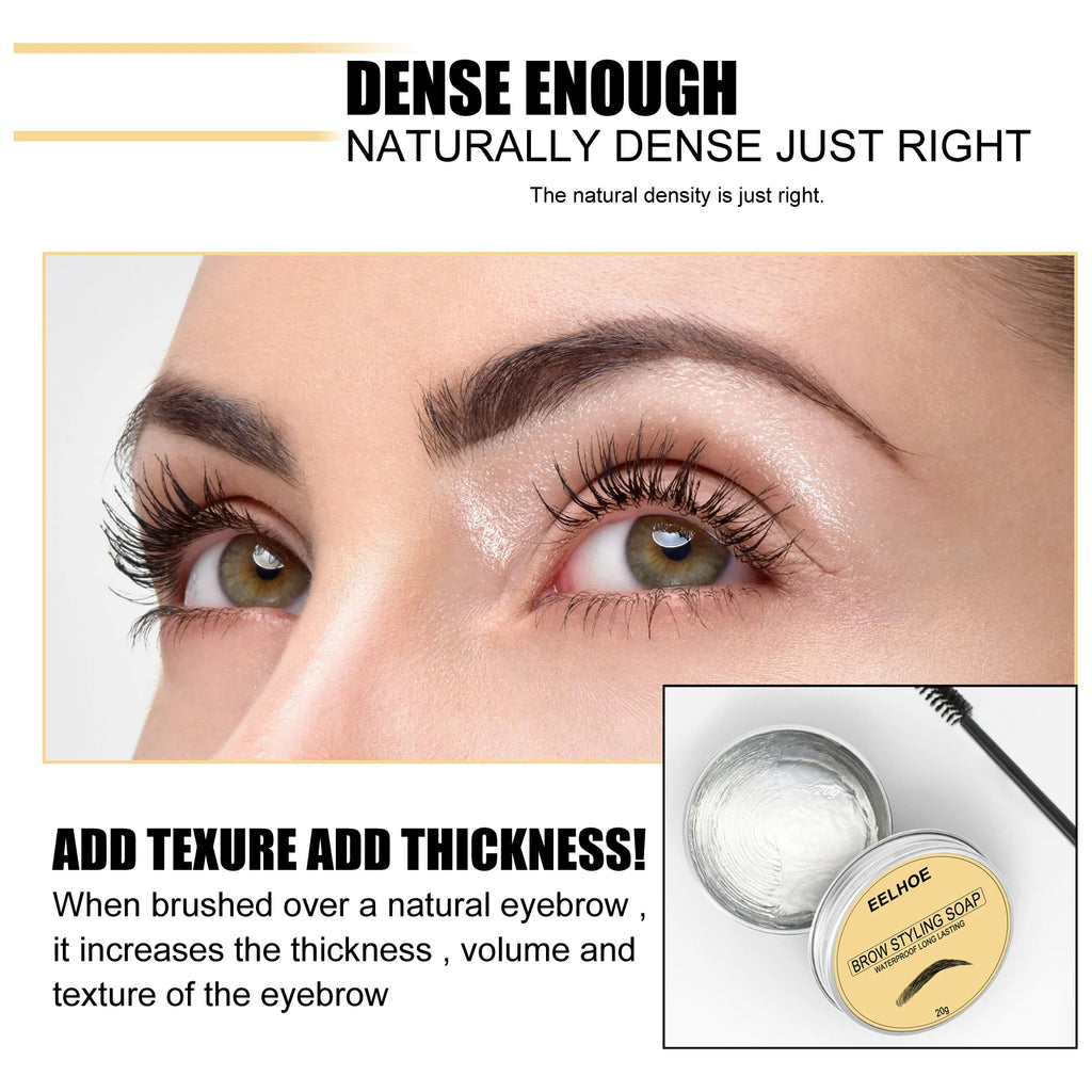 Eelhoe Clear Brow Gel – Smudge-Proof 3D Eyebrow Shaper