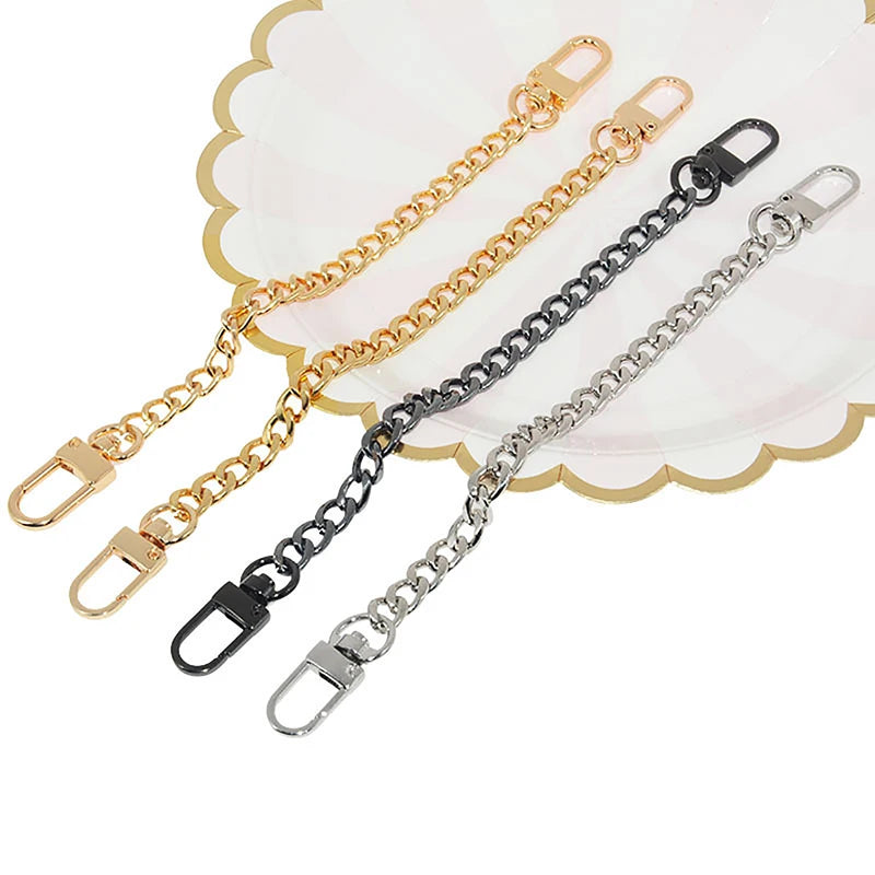 20cm Metal Chain Bag Strap Extension – Gold, Silver & Black Bag Chain Strap Oasis Select