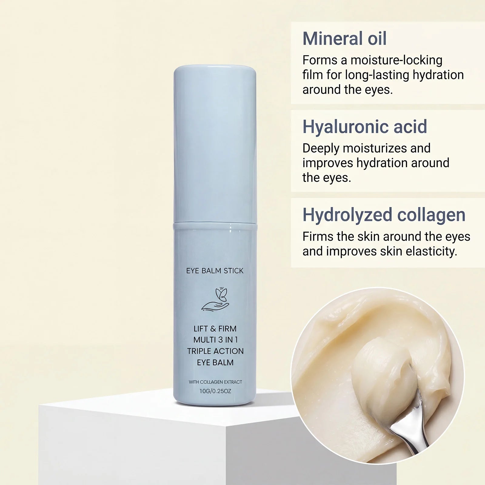 2026 New Collagen Eye Cream Stick Lifting Firming Hydrating Eye Balm Fine Lines Dark Circles Eye Balm Firming Eye Serum Stick Oasis Select