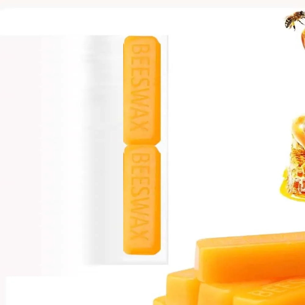 Yellow Beeswax Bars, Natural Beeswax Block Bees Wax Pure Bar Wax for Candle Making Furniture Polish DIY Crafts Oasis Select 2pcs