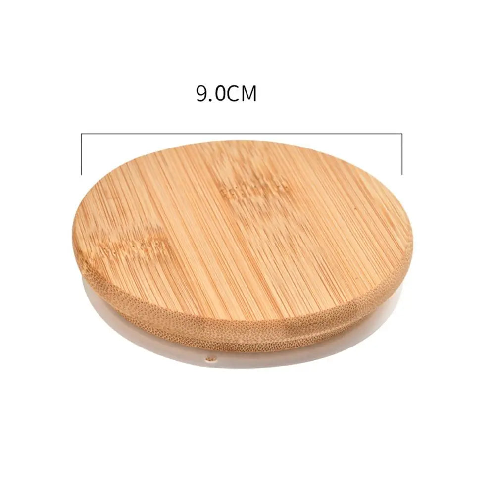 Bamboo Wood Cup Lid with Silicone Ring | Tea Set Cover Bamboo Cup Lid Oasis Select D1 9cm